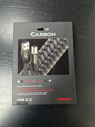 AudioQuest 碳纖 Carbon USB 線 (USB-A > B) 0.75M / 1.5M [全新閒置品]