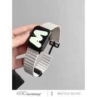BI7U [Shipping from China] Suitable for Apple Watch s9 Strap s8/s7 Genuine Leather Texture Strap app