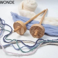 WONDE Spindle Top, Wooden Multifunction Drop Spindle, DIY Creative Portable Practical Whorl Yarn Spi