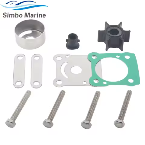 Outboard Engines Water Pump Impeller Repair Service Kit for Yamaha Marine 2 Stroke 6 8 HP 6G1-W0078-