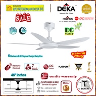 Deka Baby Fan Kronos F5DC BABY White ((46 inches)) 14 Speed Remote Control 5 Blades Ceiling Fan ((DC