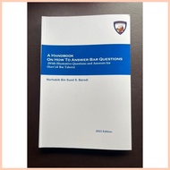 ∆ ◭ ◩ A HANDBOOK ON HOW TO ANSWER BAR QUESTIONS (With Illustrative Questions and Answers for Sharia