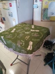 80%新：毛巾枱布（60cmx60cm方枱作示範）$30