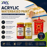 GOLD & Red Emulsion Acrylic Water Based Paint God Altar Temple Gold Paint Cat Emas Red Paint Cat Mer