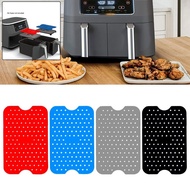 WMMB Pack of 2 Convenient Air Fryers Insert Safety and Sealing Greases Splashes Guard Shield for Double Zone Air Fryers