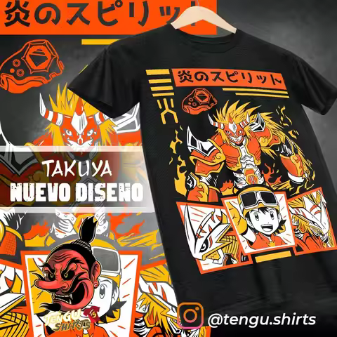Agumon Adventure T-shirt Agnimon Digimon Anime Tee gift clothes