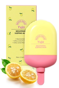 Yuja Brightening Sleeping Mask Vitamin C Face Mask Skincare Essential | Brightening Face Masks with 