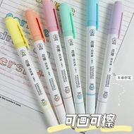 Highlighter Erasable Pen Pastel Color Highlighter Pen