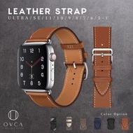 OVCA Strap Apple iWatch Series ULTRA 11 10 9 8 7 6 5 SE Leather Watch Strap