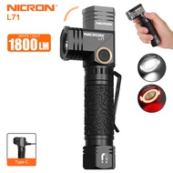 Nicron Flashlight L71Nicron 90 degree Twist with 1800lumens high brightness 314 long beam distance 1