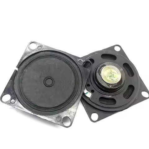 5PCS Quadrilateral Speaker 0.5W8R Horn Sound 8 Ohm Radio External Magnetic Speakers Diameter 50mm Th