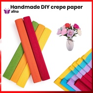 ALINA Crepe Paper for Art Projects Diy Paper Flowers Vibrant Crepe Paper for Diy Crafts and Decorations Fade-resistant and Thickened Perfect for Art Projects Southeast Asian