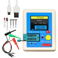 เครื่องทดสอบทรานซิสเตอร์ LCR-T7 TFT DIODE เครื่องวัดความจุ triode LCR ESR Meter npnp MOSFET IR มัลติ