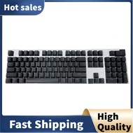 104 White Keys,Mechanical Keyboard Keycaps Game Keyboard Keys Wear Resistant No Oil White Keycaps fo