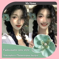*READY STOCK AT MALAYSIA*Korean New Style Butterfly Orchid Flower Hairpin Duckbill Clip Hairpin Pear