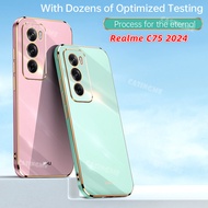 Realme C75 2024 Luxury Plating Casing For Realme C75 RealmeC75 C 75 75C 4G 5G 2024 Phone Case Soft S