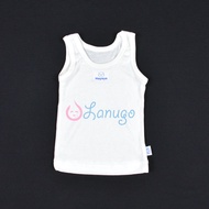 LIBBY VELVET JUNIOR Singlet / Kaos Dalam Anak Putih | Baju Anak / Kaos Anak / Kaos Dalam Velvet Juni