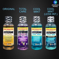 Listerine Mouthwash 100ml (Original / Total Care / Cool Mint / Cool Mint Less Intense)