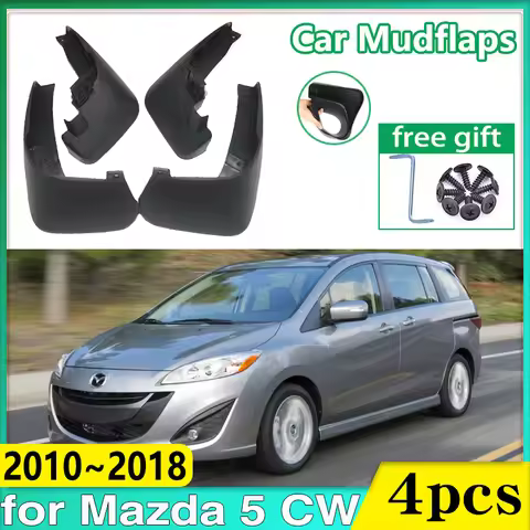 Front Rear Car Mudflaps for Mazda5 2010 2011 2012~2018 Mazda 5 Premacy Fender Mud Guards Flaps Splas
