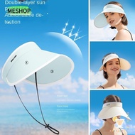 ME Empty Top Hat, UV-proof UV Wide Brim Sunshade Hat,  Strong Shading Sun Cap