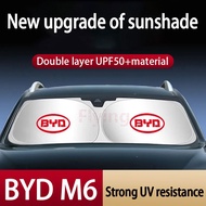 BYD M6 sun visor Car Front Window Sunshade Cover Car sunshade umbrella curtain UV protection Double 