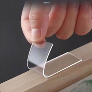 E8 Box of 60 transparent double-sided stickers ES001