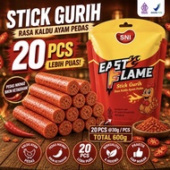 Spicy Stick Snacks with Chicken Savory 20PCS 30g Halal BPOM Delicious Snacks for Addictive Spicy Sna