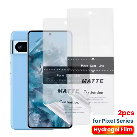 2pcs Hydrogel Film for Pixel 8 Pro 7a 8A Full Cover for Google Pixel 7 pro 6 6a 5 5a 4a 5G Screen Pr