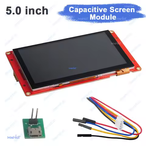 Nextion NX8048P050-011C-Y 5 inch Capacitive Touch Panel HMI Display 800x480 TFT LCD 5V with Housing 