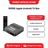 PROMO BESAR BESARAN - MATRIX Apple Android TV Box - Android 10 Ram 2gb WiFi Android TV