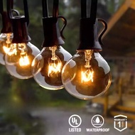 String Light Outdoor Garland Lights Festoon G40 Globe Bulb Fairy String Light
