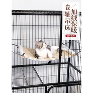 Sangkar buaian kucing dengan baldu untuk mengekalkan kehangatan hayunan kucing gantung empat musim u