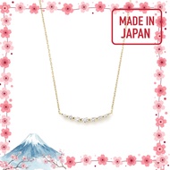 【Made in Japan】[Agat] agete 【 K18 Diamond Necklace 】 1017411609308999