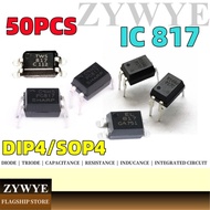 50pcs LTV817 PC817 EL817 PC817C EL817C 817C EL871A B C Gear Optocoupler Patch SOP In-Line DIP-4
