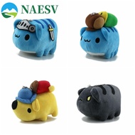 NAESV Bugcat Capoo Keychain, Bag Charm Blue Cat Toy Bugcat Pendant, School Bags Multiple Style Keyri