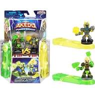 Legends of Akedo Powerstorm | Versus Pack | 2 Mini Battling Action Figures and 2 Battle Controllers | Epic Angry Astrid