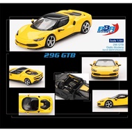 BBR 1:64 296 GTB Giallo Modena Yellow Diecast model car