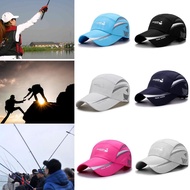 หมวกกันแดดกอล์ฟตกปลาหมวกแก๊ปเบสบอลฤดูร้อนแห้งเร็วระบายอากาศดีหมวกหน้ากากใส่ออกข้างนอกสำหรับผู้ชาย K7K8