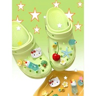 (pre-order) sanrio jibbitz Shoe Charm hello kitty Melon Soda Set (1 = 9 Pieces) Fanme Products