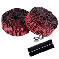 Road Bike Handlebar Tape Anti-slip EVA Shock Handle Bar Tape with Bar End Plugs