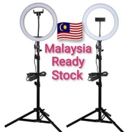 26cm LED Ring Light with 2.1M Tripod Stand Youtuber FB Live Mobile Phone