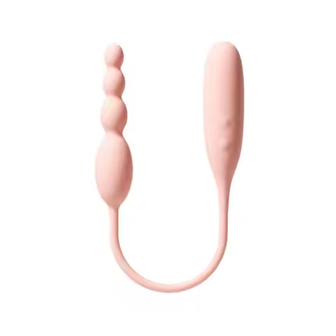 Handheld vibrator. Clitoral/anal plug. Anal double-ended stimulation. Female vibrator. Masturbator. 