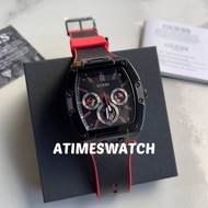 Guess Phoenix Multifunction Quartz Watch Black Case Leather/Silicone GW0202G7