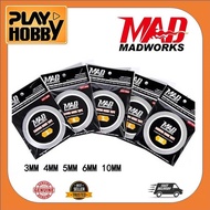 Madworks Scribing Tape 3mm 4mm 5mm 6mm 10mm - Panel Line - Scribing - Engraver - Custom Line