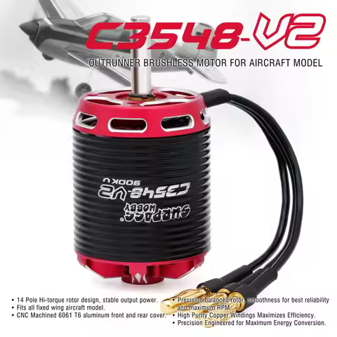 SURPASS HOBBY 2-5S C3530 C3536 C3542 C3548 V2 Brushless Motor For RC Aircraft Plane Multicopter