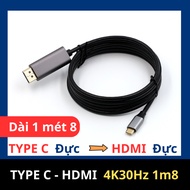 Dây Type C sang HDMI 4K60Hz Kết Nối mácboock Điện thoại laptop lp15 lp16 series với TV Màn Hình Máy