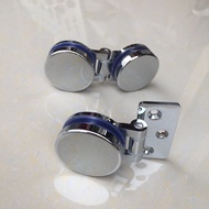 Frameless Door Glass Door Hinge Tempered Glass Door Hinge 180 Degree Cabinet Door Hinge Perforated H