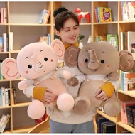 Elephant doll wearing cute and adorable clothes Elephant sitting Elephant Clothes Size -+35cm Soft Y