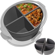 4Pcs Silicone Crock Pot Liners 6QT Slow Cooker Liners Reusable Crock Pockets Compatible with Crockpo