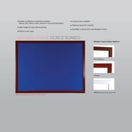 Notice Board with Wood Frame Cork Board (4x5 FT)